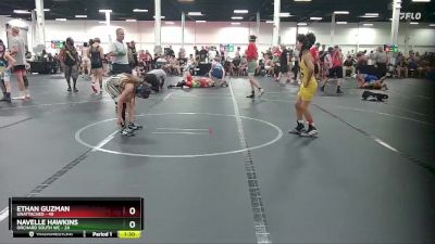 80 lbs Cons. Semi - Ethan Guzman, Unattached vs Navelle Hawkins, Orchard South WC