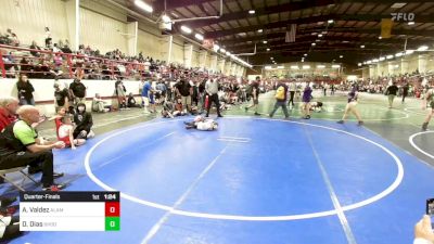 57 lbs Quarterfinal - Andres Valdez, Alamosa vs Dash Dias, Shootbox