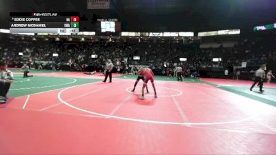 115 lbs Cons. Round 3 - Andrew McDaniel, CWA1 vs Eddie Coffee, NA