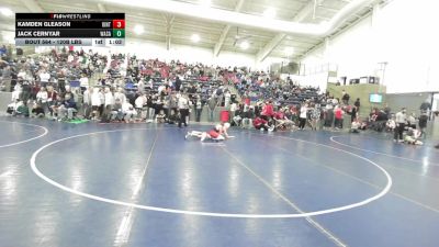 120B lbs Champ. Rd Of 16 - Jack Cernyar, Wasatch vs Kamden Gleason, Uintah