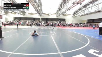 60-B lbs Round Of 32 - Dylan Lee, Savage Wrestling vs Breccan Hartey, Methacton