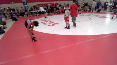 80-87 lbs Round 4 - Montgomery Walker Johnson, Eaton Lil Reds vs Luke Marquez, Junior Bulldogs