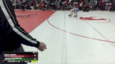 105 lbs Champ. Round 1 - Isaac Gandy, Ferndale Force Wrestling Club vs Josiah McPherson, Toro World Club