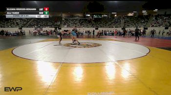 133 lbs Consi Of 8 #1 - Elleaha Krueger-Benjamin, Lawton IKE vs Alli Taber, Shawnee Wrestling