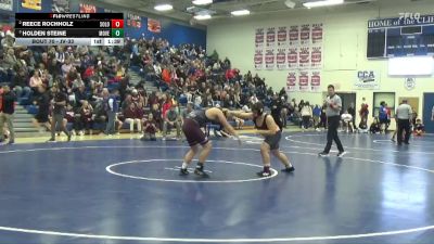 JV-33 lbs Round 1 - Reece Rochholz, Solon vs Holden Steine, Mount Vernon