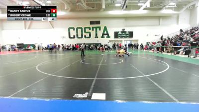 215 lbs Cons. Round 2 - Danny Santos, Peninsula vs Robert Crowe, South Torrance