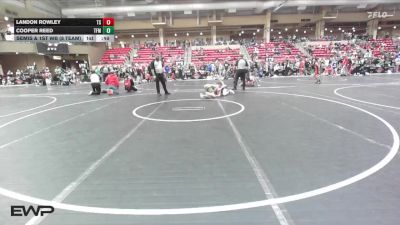 92 lbs Semis & 1st Wb (8 Team) - Landon Rowley, Team Samurai vs Cooper Reed, Task Force Mustang