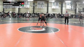 141 lbs Consi Of 8 #2 - Sebastian Ortega, Princeton vs Adam Heckman, Navy