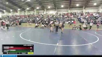 193 lbs Cons. Round 3 - Kairen Oro, Granger vs Lucas Corser, Murray