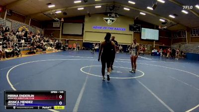 145 lbs Champ. Round 1 - Mirina Enderlin, Wildcats Wrestling Club vs Jessica Mendez, Arizona St Club