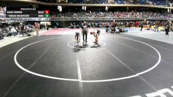 5A 175 lbs 5th Place Match - Reese Bradford, North Richland Hills Birdville vs Gage Herrin, Melissa