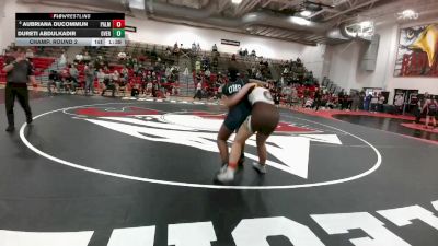 155 lbs Champ. Round 2 - Dureti Abdulkadir, Overland vs Aubriana Ducommun, Palmer