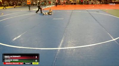 50 lbs Semifinal - Maddox Knish, WEM/JWP vs Mack Altermatt, New Ulm