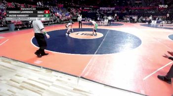 1A 126 lbs Cons. Round 3 - Ian Akers, Peoria (Notre Dame) vs Clayton Madula, Richmond (R.-Burton)