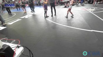 64 lbs Rr Rnd 1 - Ryzen Johns, Collinsville Cardinal Youth Wrestling vs Karson Hogan, Bristow Youth Wrestling