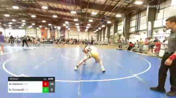 160 lbs Rr Rnd 1 - Wynton Denkins, Prestige Worldwide vs Nick Cicciarelli, Indiana Outlaws White