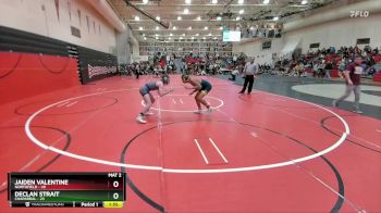 126 lbs Semifinal - Jaiden Valentine, Northfield vs Declan Strait, Chaparral