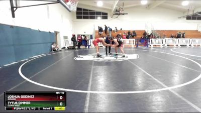 215 lbs Cons. Round 4 - Joshua Godinez, Oxnard vs Tytus Dimmer, Clovis West