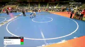 89 lbs Semifinal - Michael Romero, Sunkist Kids Monster Garage vs Domenic Munaretto, Toss Em Up Wrestling Academy