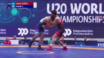 86 kg Qualif. - Azael Garcia Almaden, Spain vs Sachin Sachin, India