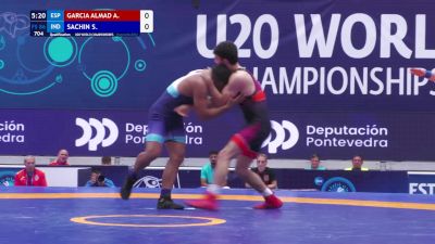 86 kg Qualif. - Azael Garcia Almaden, Spain vs Sachin Sachin, India