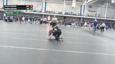 165 lbs Consi Of 32 #2 - Oscar Aranda, Army-West Point vs Jordan Brown, Binghamton University