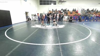 285 lbs Champ. Round 2 - Joey Duarte, Santa Ynez vs Nate Marcroft, Cerritos