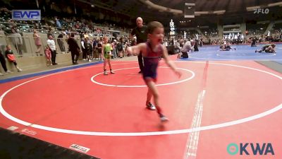 46 lbs Quarterfinal - Riley Stegeman, Raw Wrestling Club vs Miles Sanders, Team Tulsa Wrestling Club