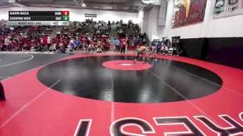 144 lbs Cons. Round 4 - Cooper Ritz, Kearney vs Gavin Baca, Rocky Mountain
