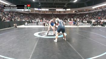 4A 285 lbs Semifinal - Isaac Ledezma, Deming vs Thomas Williams, Bloomfield