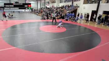 141 lbs Cons. Round 3 - Cole Rose, Case Western Reserve vs Adrian Hernandez, Joliet Junior College