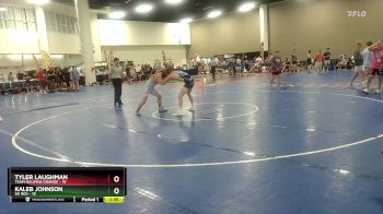 150 lbs Round 5 (16 Team) - Tyler Laughman, Team Nauman Orange vs Kaleb Johnson, SD Red