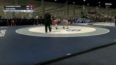 57 kg Champ. Rd Of 32 - Alexander Pierce, Big Game Wrestling Club vs Alex Rozas, Baton Rouge Training Center