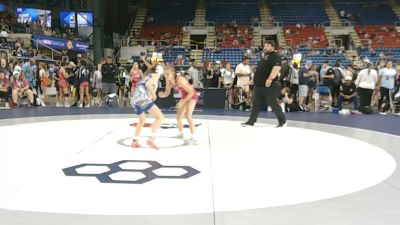 95 lbs Cons. Sub-rd Of 16 - Ariel Humphreys, Missouri vs Bryn Ouimette, Illinois