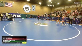 110 lbs 1st Place Match - Suri Bettencourt, Ernest Righetti vs Kamila Cerna, Stockdale
