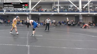 285 lbs Consi Of 16 #1 - Chris Powell, Long Island vs Soren Herzog, Air Force Academy