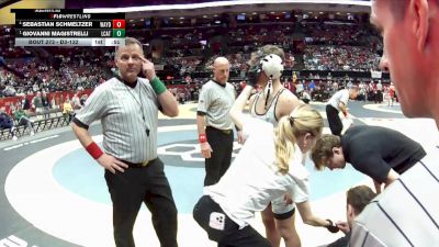 D3-132 lbs Cons. Round 3 - Sebastian Schmeltzer, Waynedale vs Giovanni Magistrelli, Lake Cath.