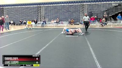 76 lbs Round 5 (10 Team) - Casey Karnes, Hanover Hawkeye vs Parker Chick, Legend Wrestling