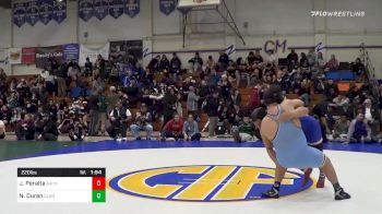 220 lbs Semifinal - Jalen Peralta, Buchanan vs Noah Duran, Clovis North