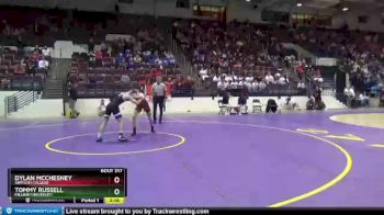 125 lbs Cons. Round 3 - Tommy Russell, Millikin University vs Dylan McChesney, Simpson College