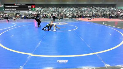 46 lbs Round Of 32 - Liam Rodriguez, Rising Sun Wrestling Club vs King Vicente, Juggernaut Wrestling Club