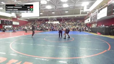 287 lbs Cons. Round 3 - Jakorey Robinson, Mt. Diablo vs Xavier Lerma, John F Kennedy