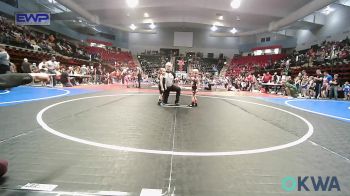 35 lbs Quarterfinal - Jace Bechtel, Skiatook Youth Wrestling vs Seraph Russell, Tahlequah Wrestling Club