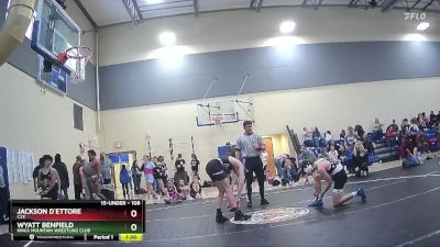 108 lbs Semifinal - Jackson D`Ettore, C2X vs Wyatt Benfield, Kings Mountain Wrestling Club