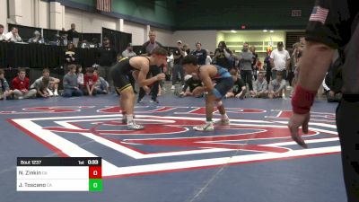 144 lbs Consolation - Nikade Zinkin, CA vs Joseph Toscano, CA