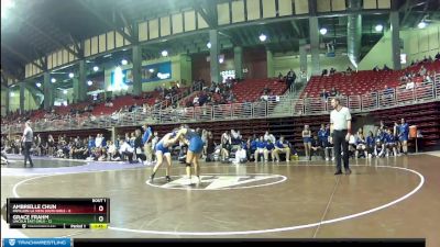 120 lbs Finals (2 Team) - Grace Frahm, Lincoln East Girls vs Ambrielle Chun, Papillion-La Vista South Girls