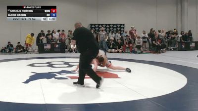 79 kg Cons. Sub-rd Of 64 - Charlie Herting, Western Colorado Wrestling Club vs Jacob Bacon, Sons Of Thunder