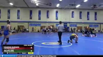 133 lbs Cons. Round 1 - Coleman Burgess, Lakeland University vs Skyler Pike, Aurora Universtiy