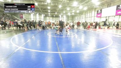 120 lbs Champ. Round 1 - Kayden Cain, Auburn Area Wrestling Club vs Bryan Chantha, Ono Kine Wrestling Club