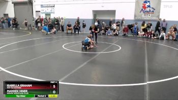 59 lbs Quarterfinal - Isabella Graham, Mat-Su Matmen vs Madden Hiner, Kodiak Wrestling Club